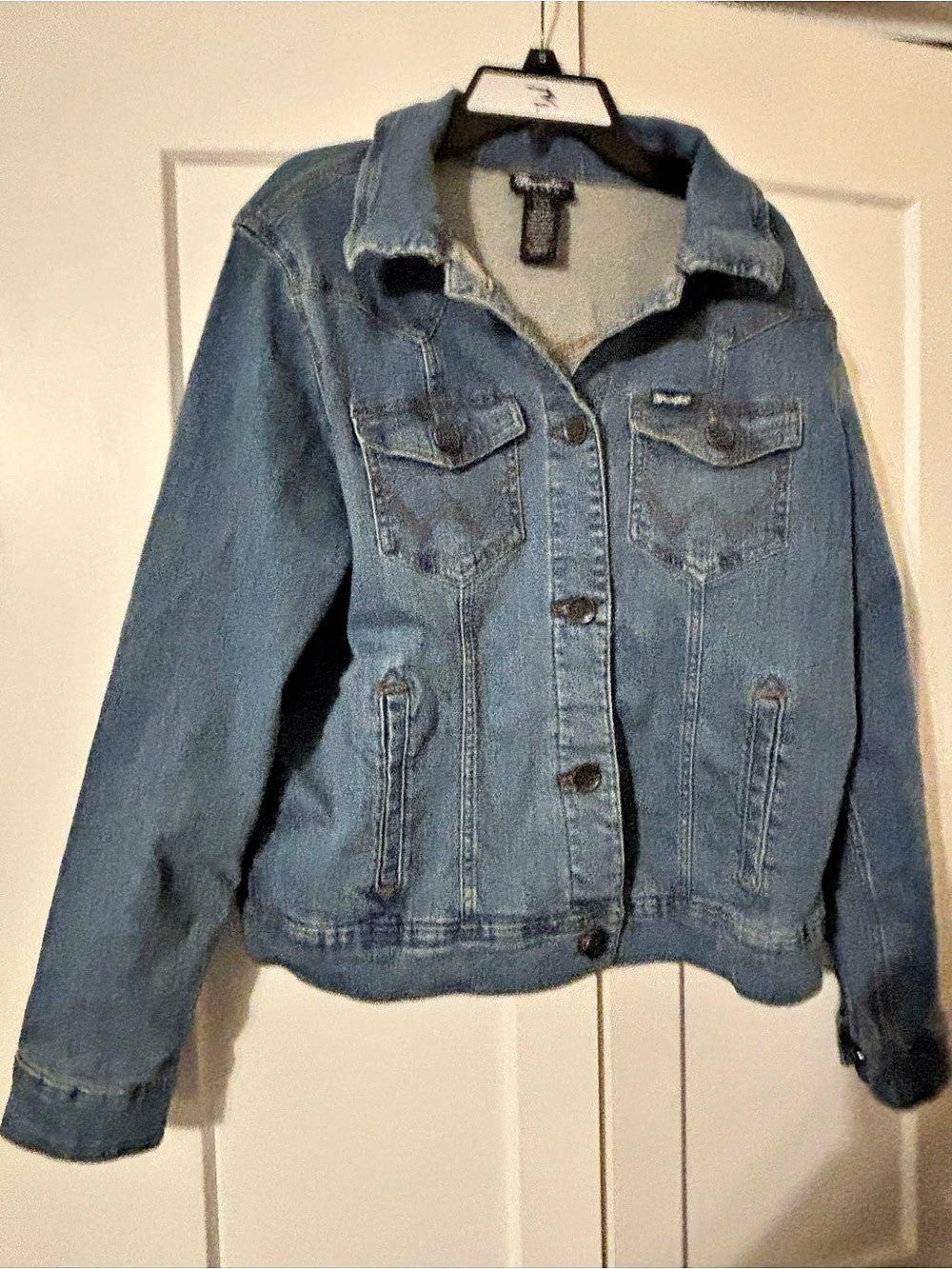 Wrangler Retro Denim Jacket Blue Large